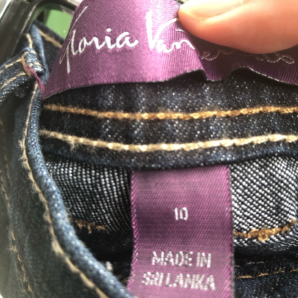 Gloria Vanderbilt Black Jeans Size 12 —#035 - Picture 8 of 12